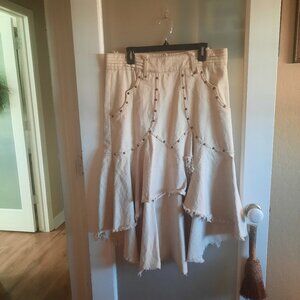 AWESOME Chintaweare Ivory skirt - XL